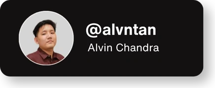 @alvntan — Alvin Chandra