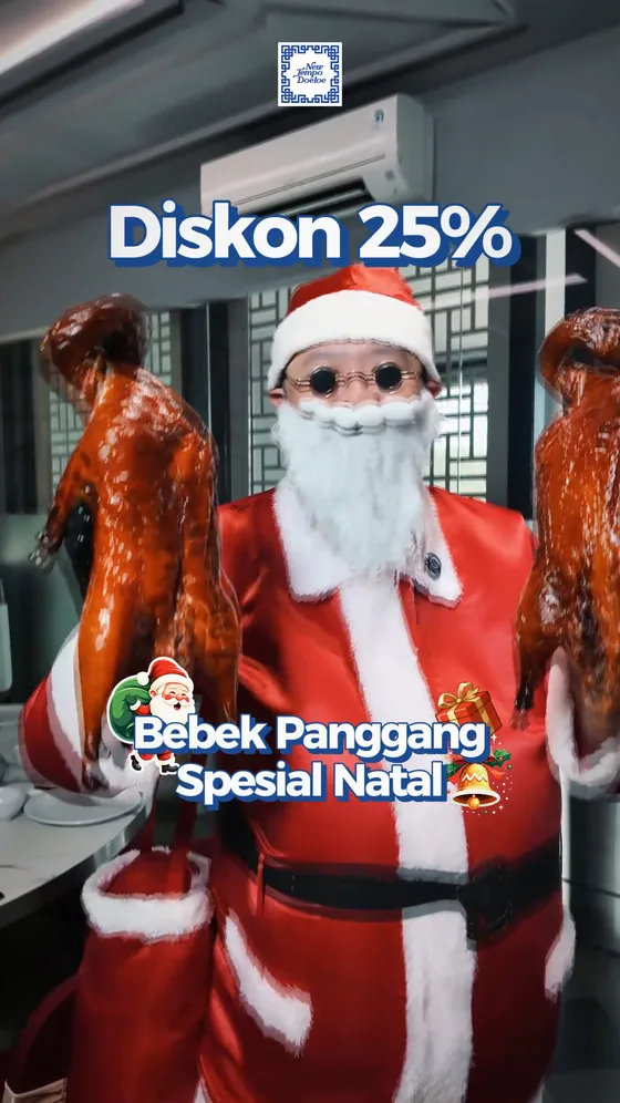 Roast duck, Christmas drop — new tempo doeloe